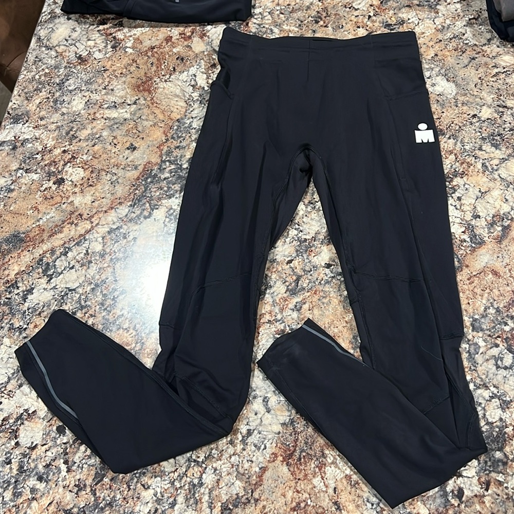 Lululemon Surge Leggings Tights Full Length Ironman IM Black S